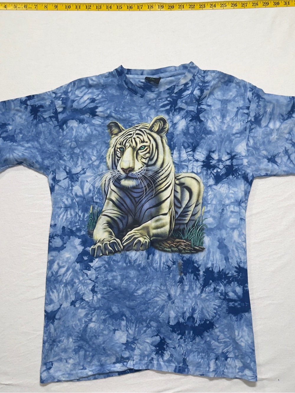 Blue Tie-Dye tiger print genuine early 2000s late 90s piece, very rare